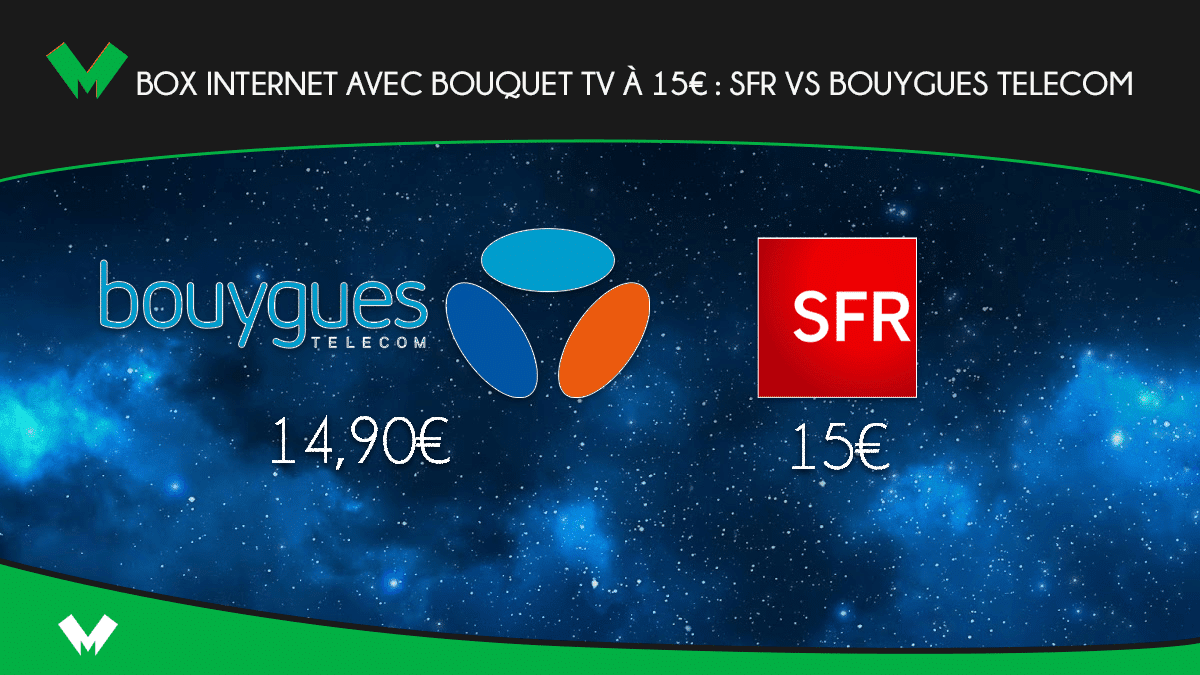 bouquet TV avec Bouygues et SFR