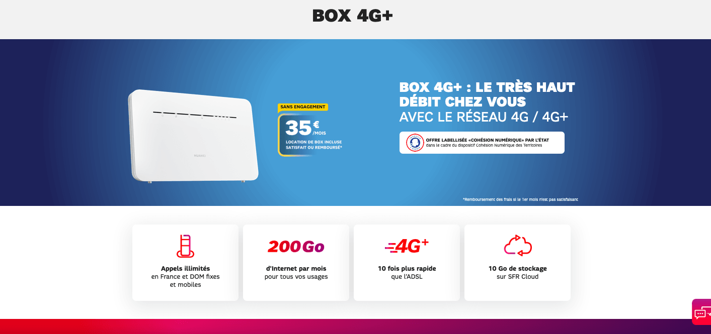 Box 4G+ SFR