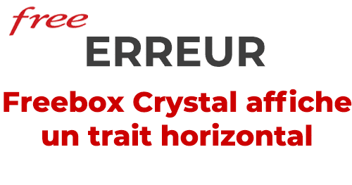 Trait horizontal Freebox Crystal.