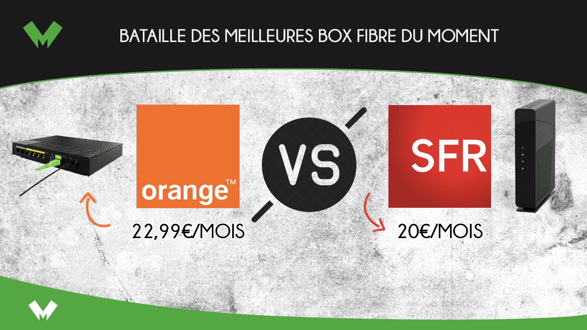 Box Fibre SFR ou Livebox d'Orange.
