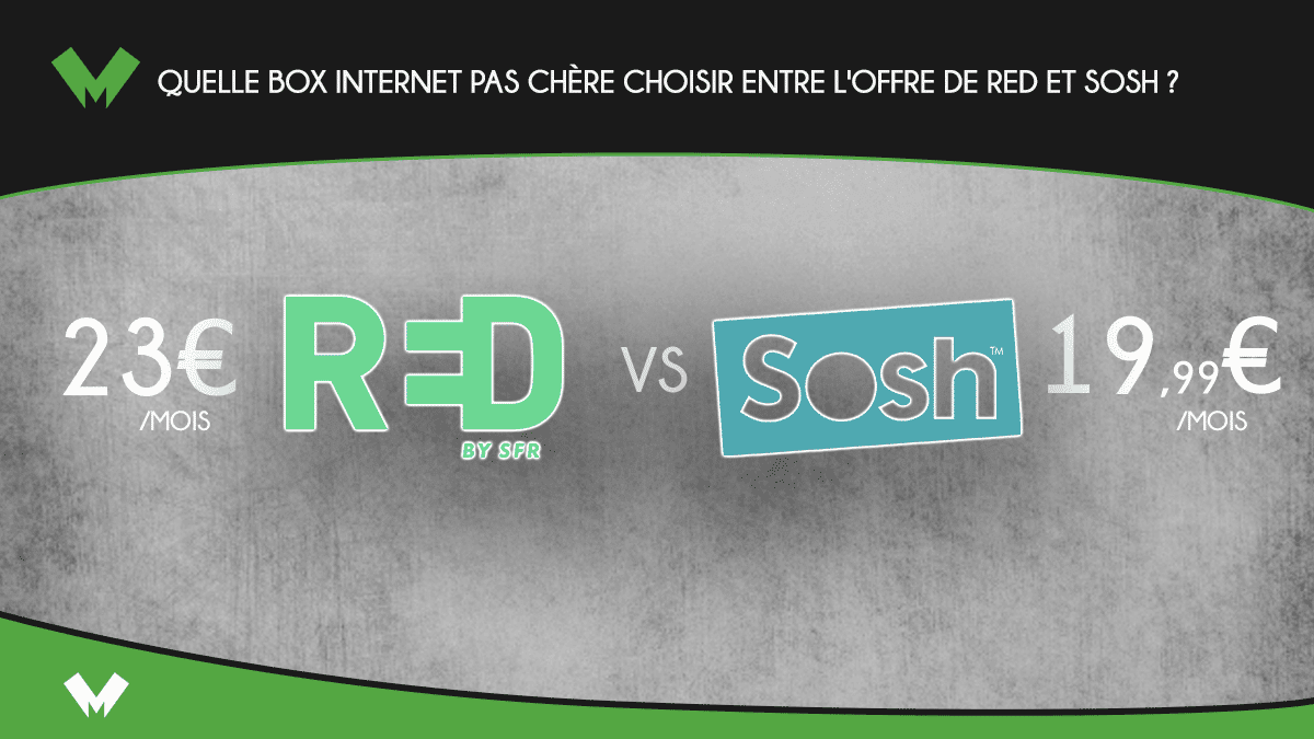 box internet pas chère sosh ou RED by SFR