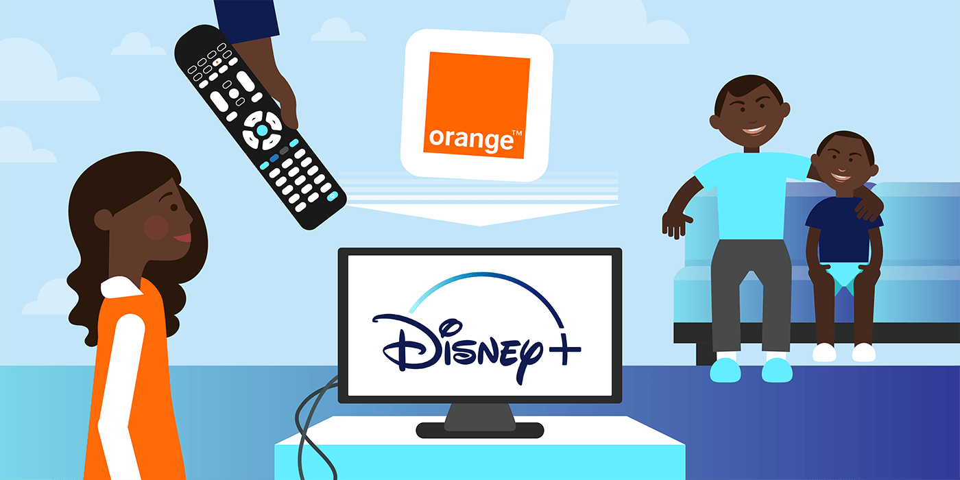 Orange et Disney+.