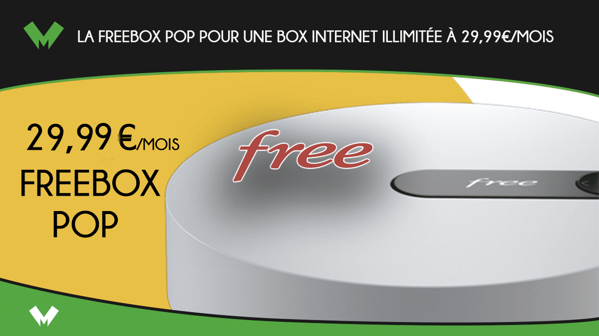 box internet illimitée Freebox Pop