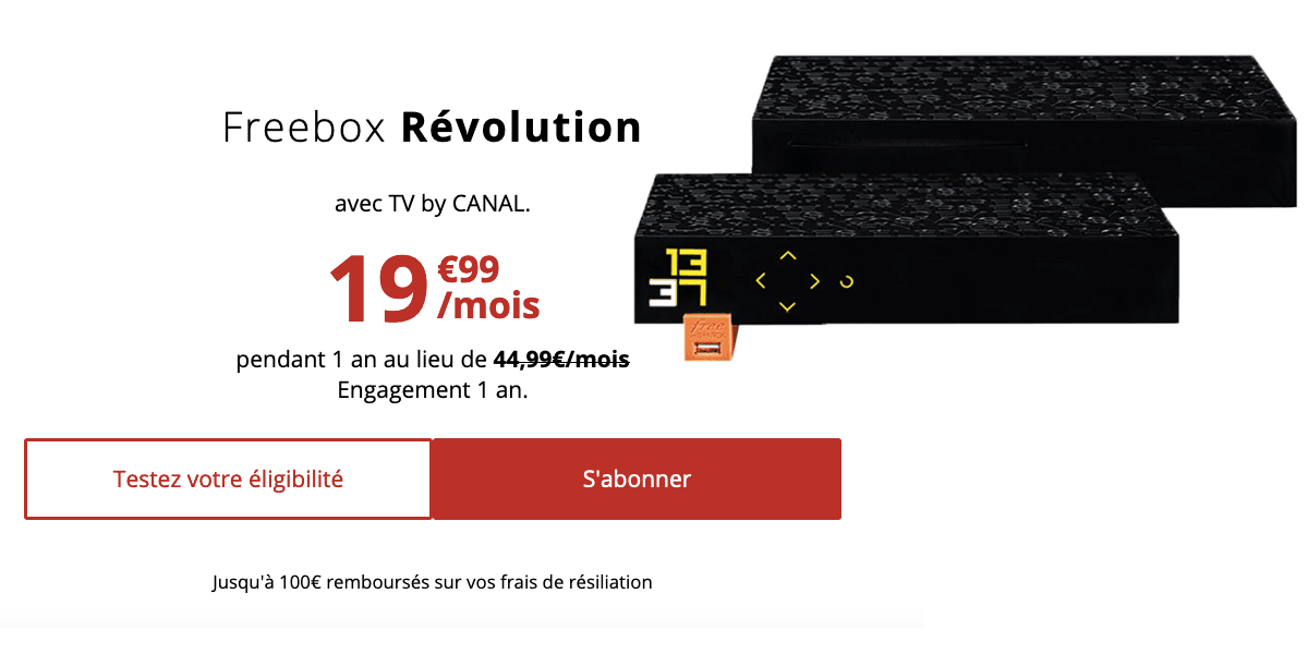 box internet Freebox Révolution