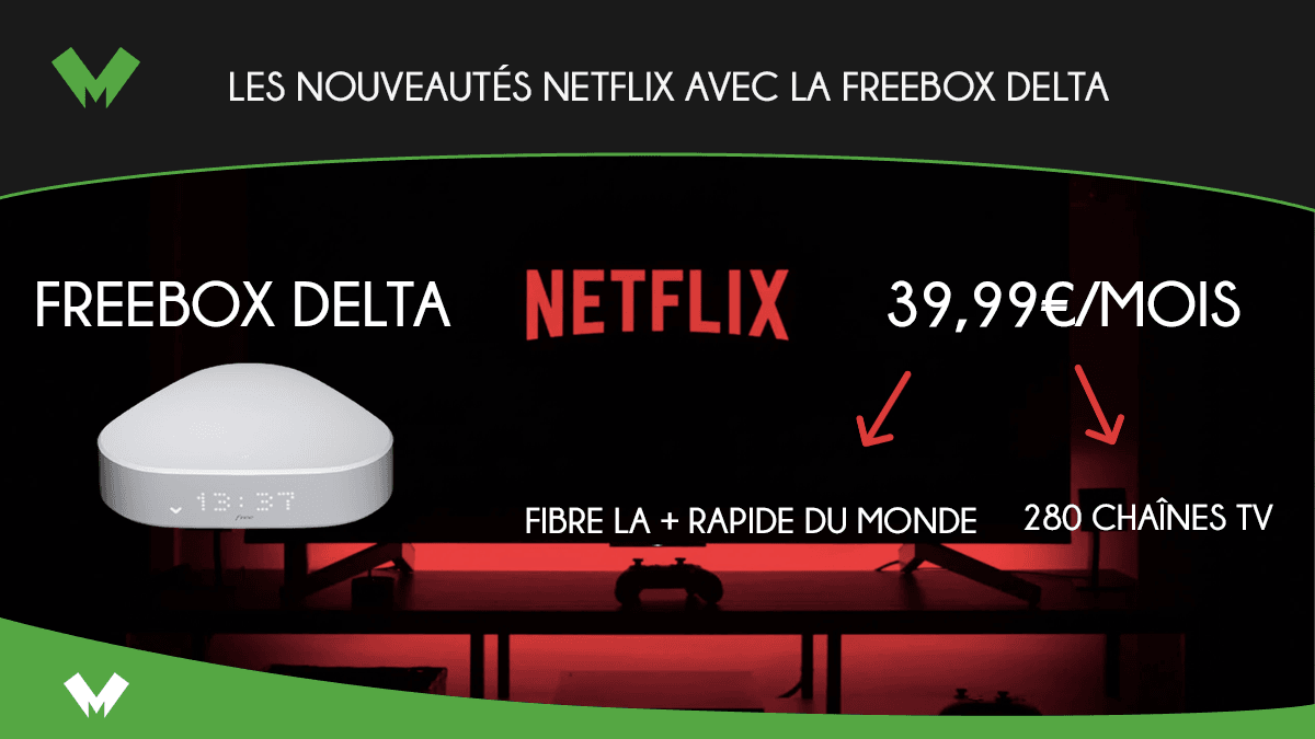 Freebox Delta et sorties Netflix de Novembre