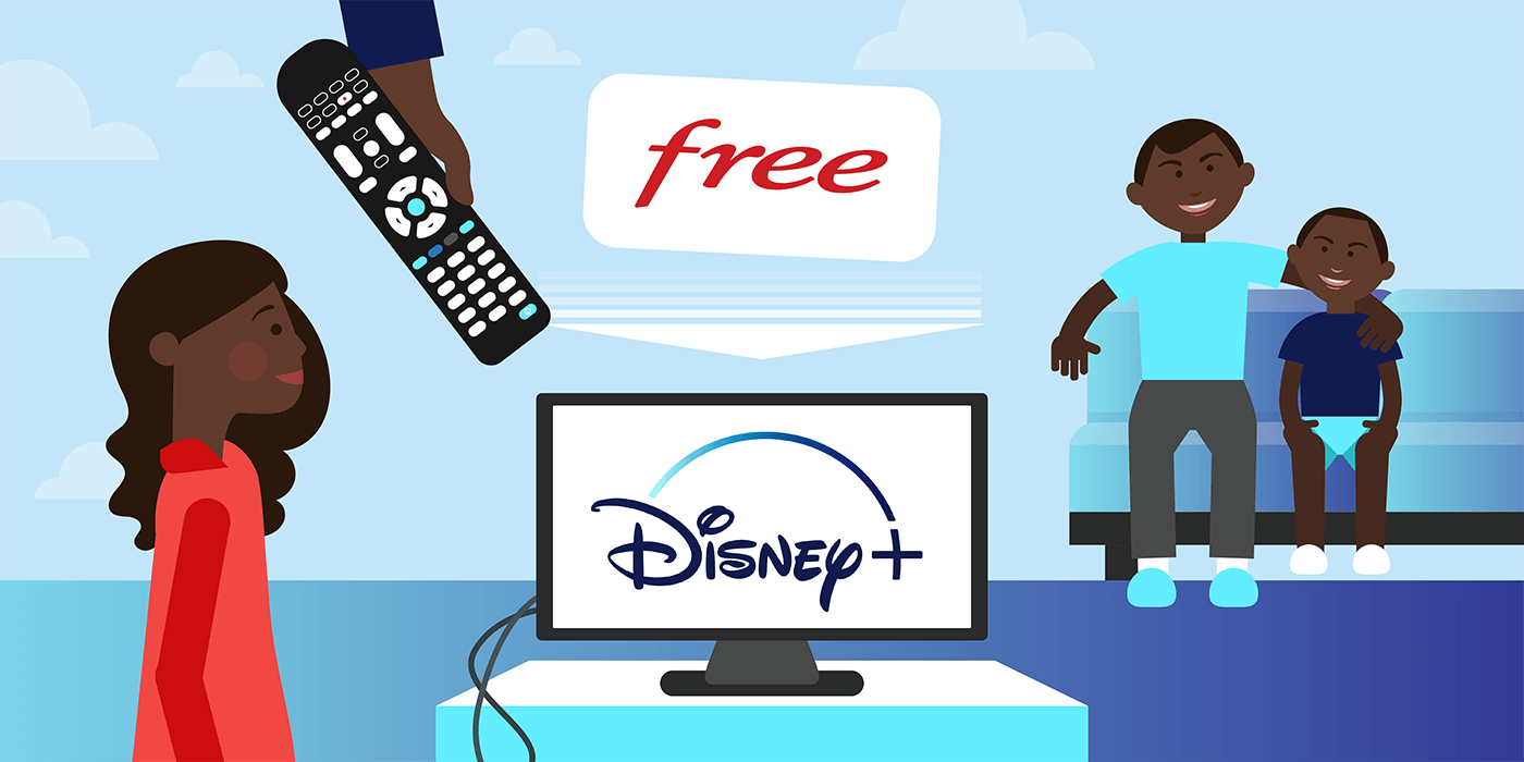 Disney+ avec Free.