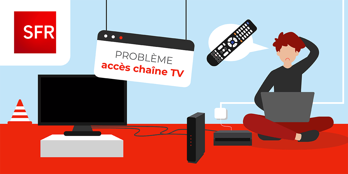 SFR : problème d'accès aux chaînes TV.