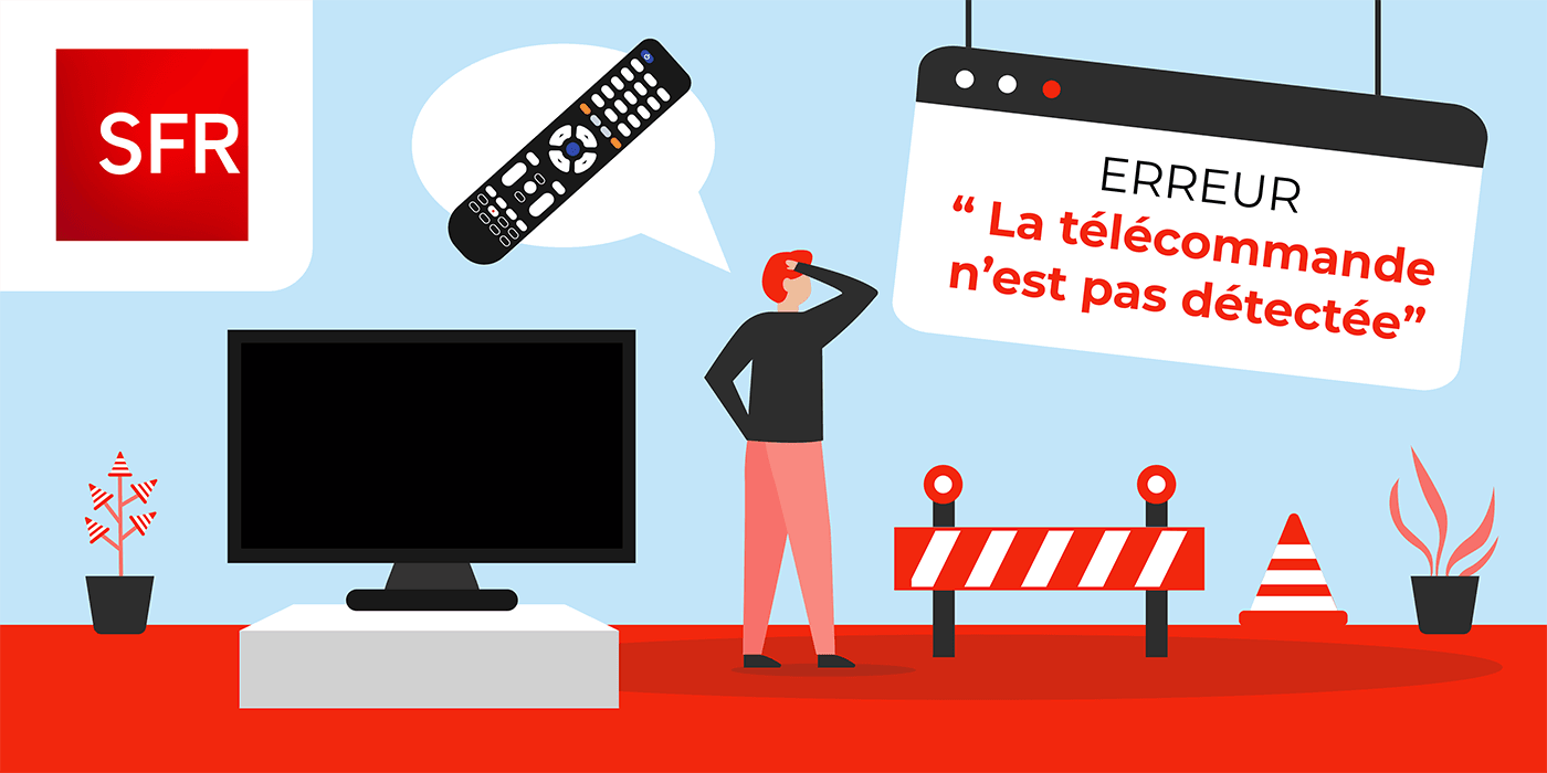 Télécommande SFR pour Box et Décodeur