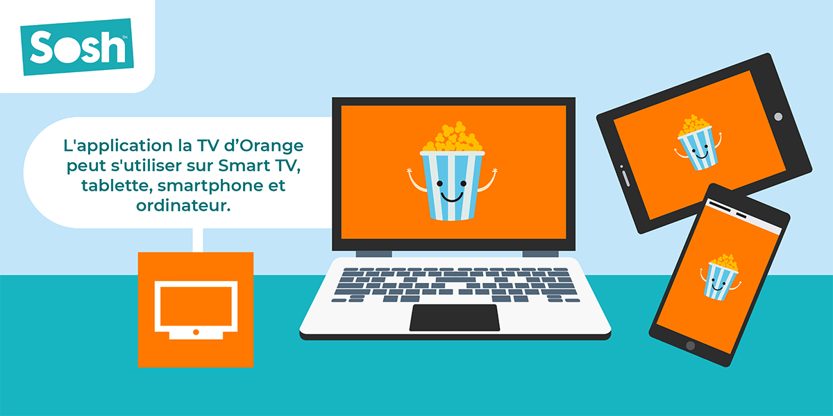 TV d'Orange avec Sosh.