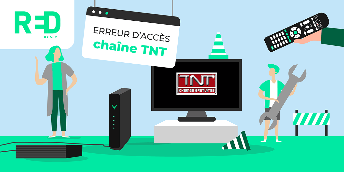 Problème d'accès à la TNT RED by SFR.