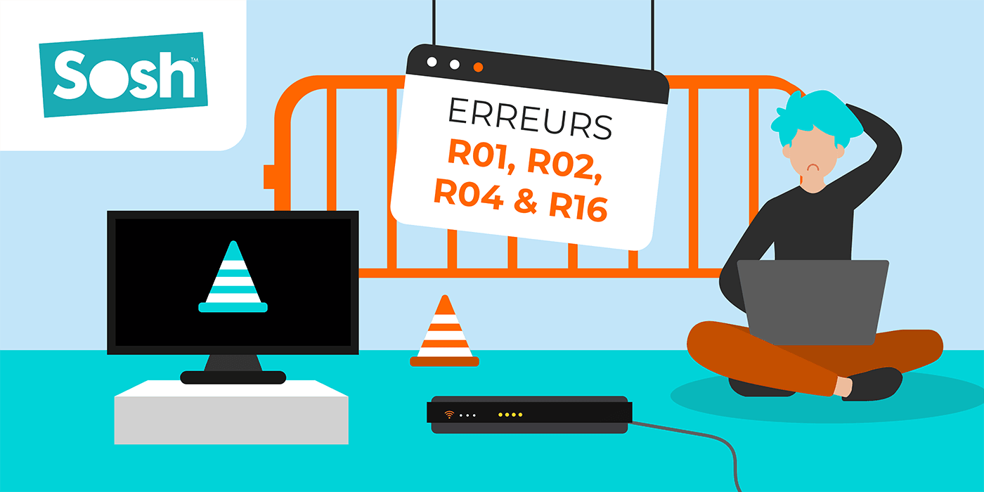Code erreur R01, R02, R04 ou R16 sur la box Sosh : que faire