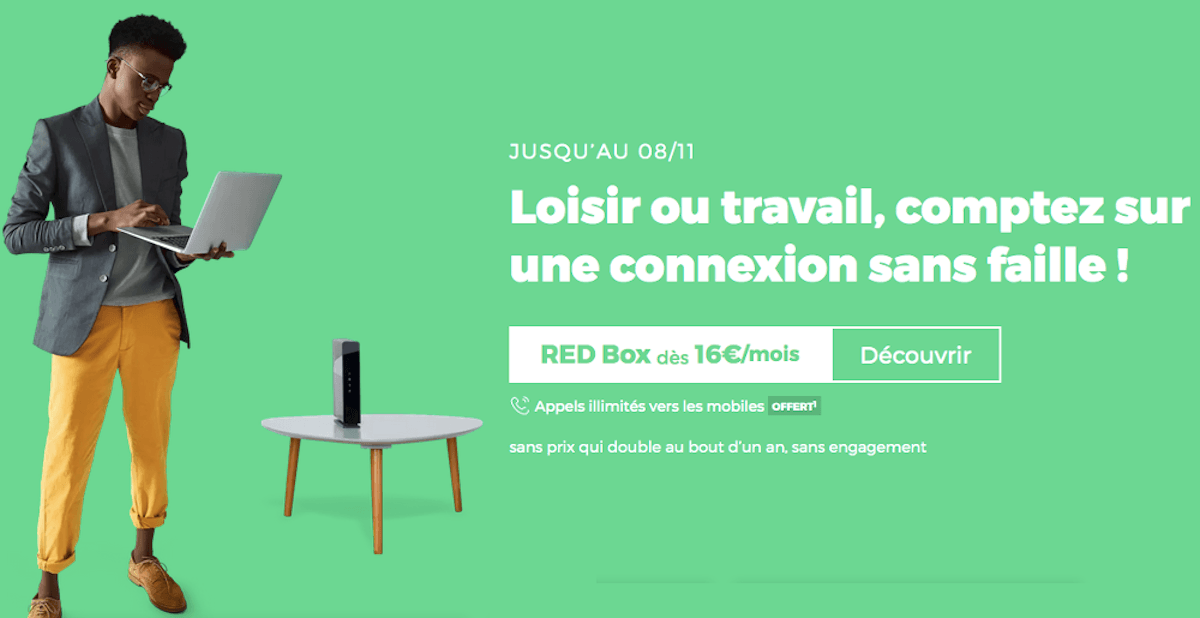 Box Internet sans engagement RED by SFR