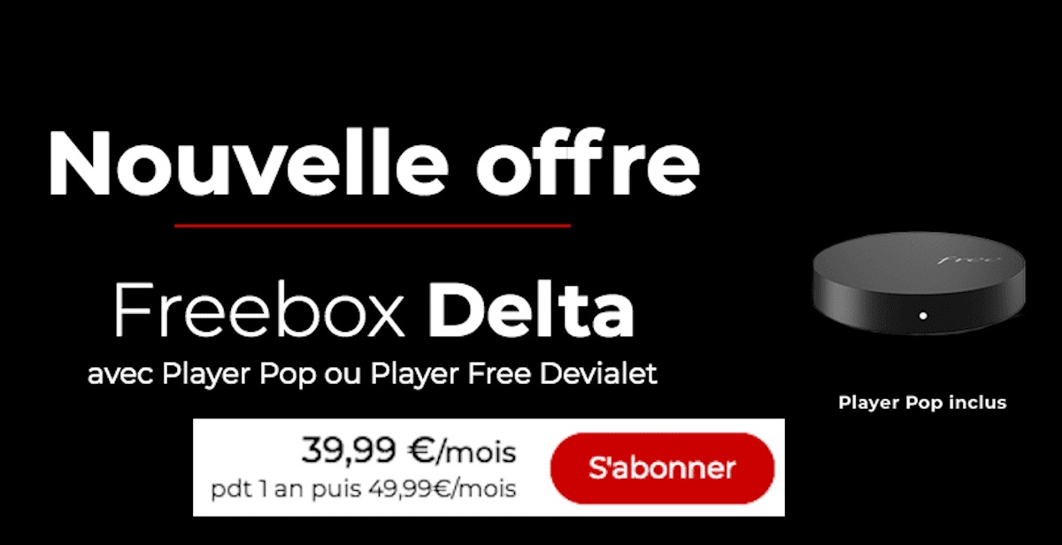 Freebox Delta box internet Free