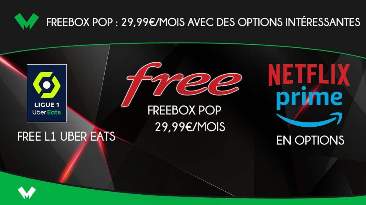 Freebox Pop et les options Free