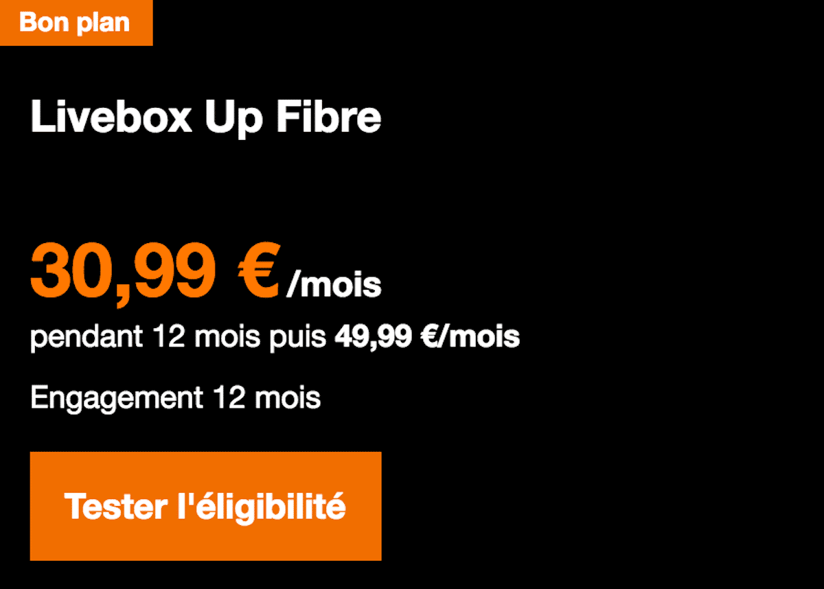 Livebox Up Fibre Premium Orange