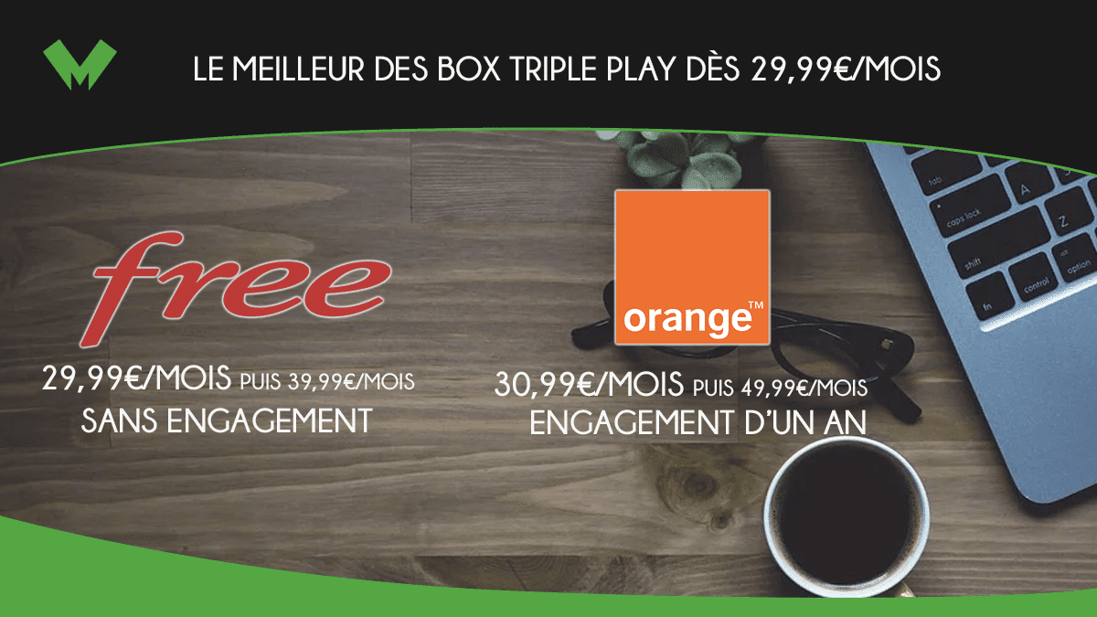 Les box triple play de Free et Orange