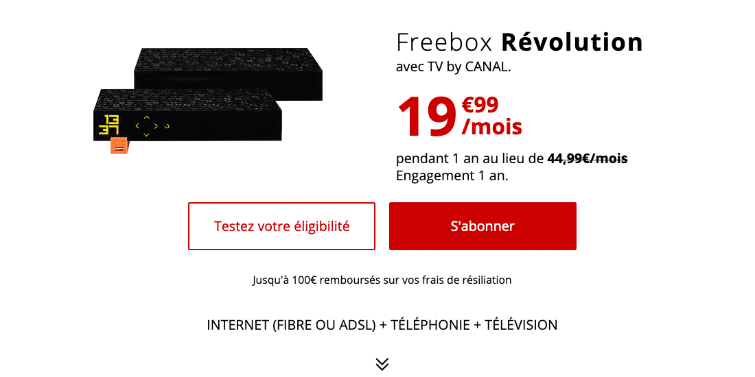 La Freebox Revolution de Free
