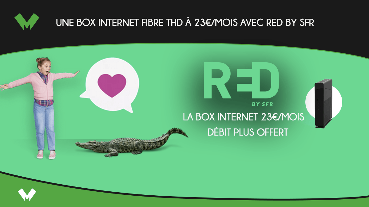 prix box internet fibre RED
