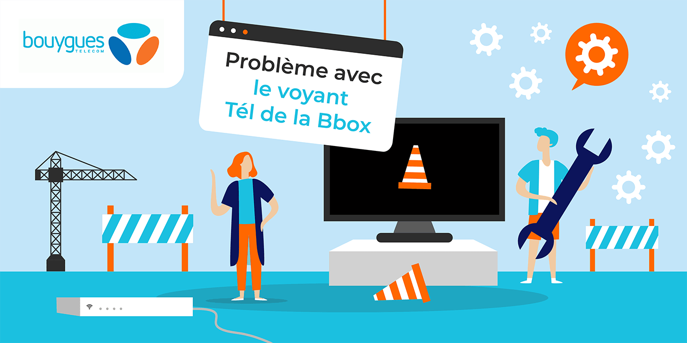 Voyant Tél de Bouygues Telecom.