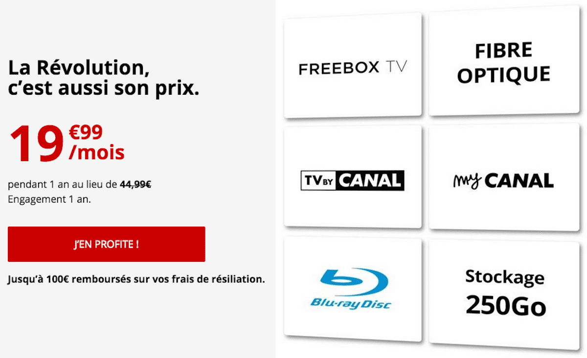Freebox Révolution box internet en promo