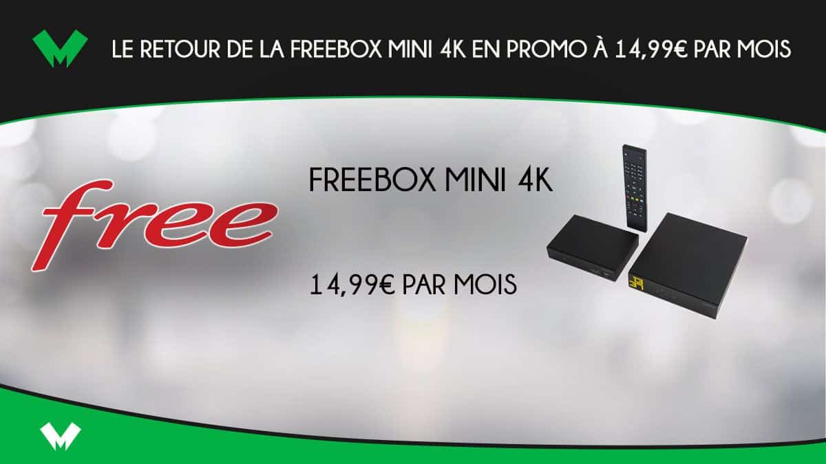 Le retour de la Freebox mini 4K.
