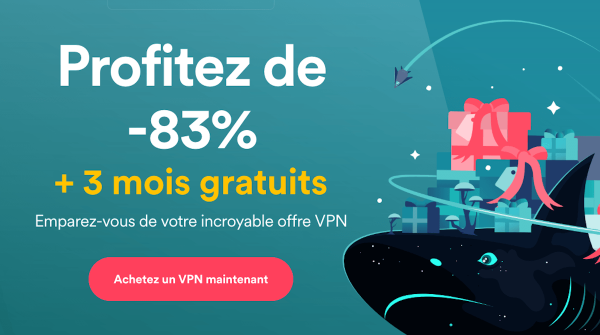 VPN promo Noël Surfshark