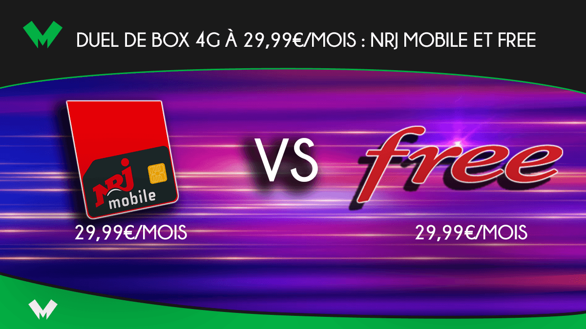 Box 4G : NRJ Mobile contre Free
