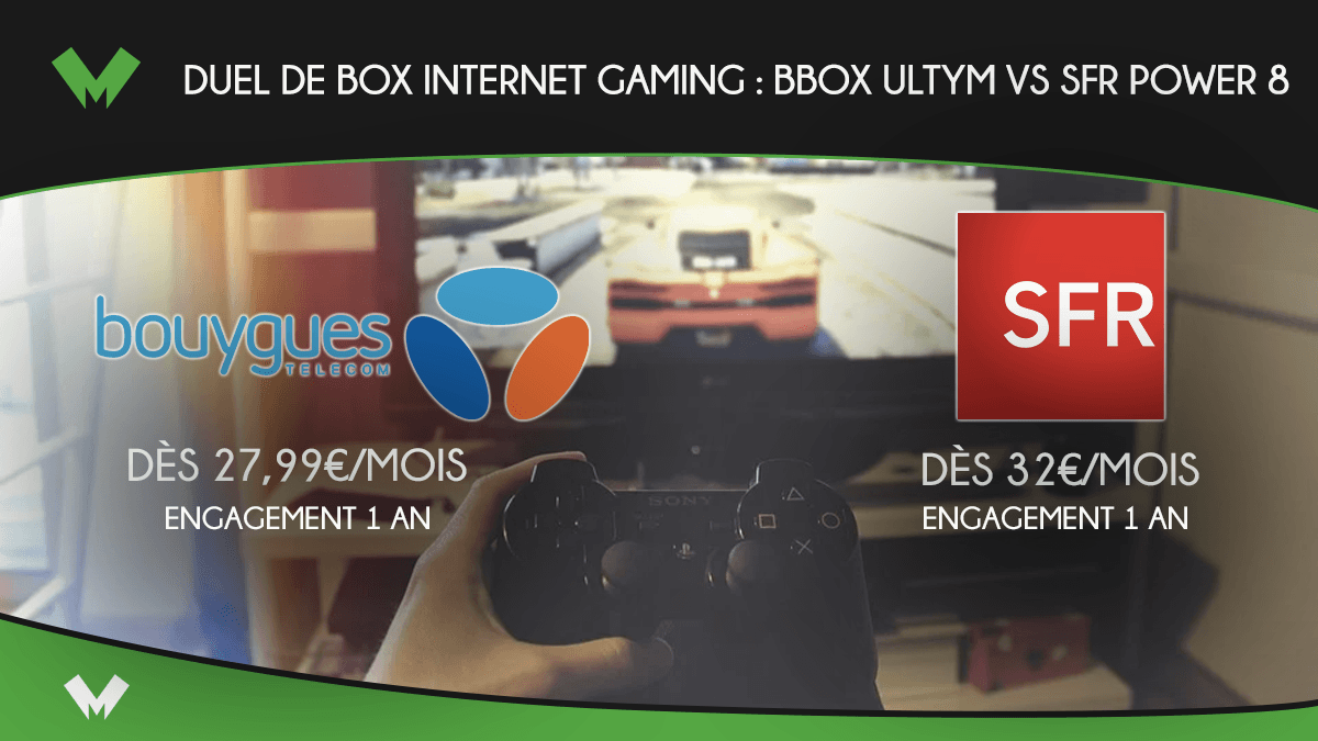 Les box pour gaming de Bouyguestélécom et SFR