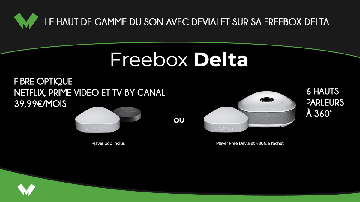 offre freebox delta avec devialet