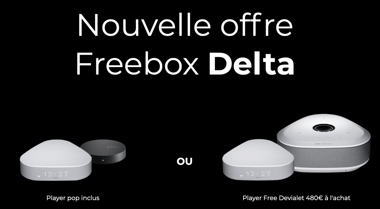 La box internet Freebox Delta
