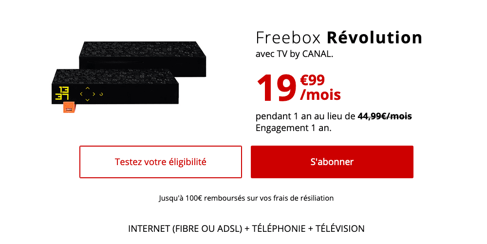 La Freebox Révolution de Free