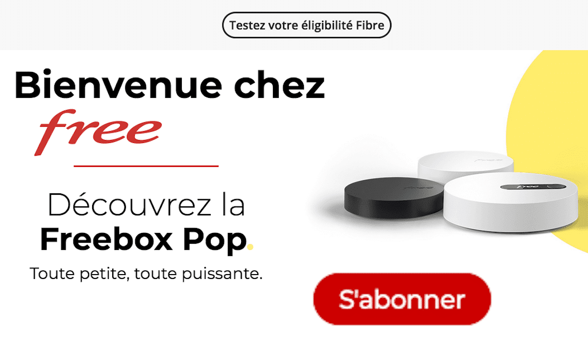 Freebox Pop box internet sans engagement Free
