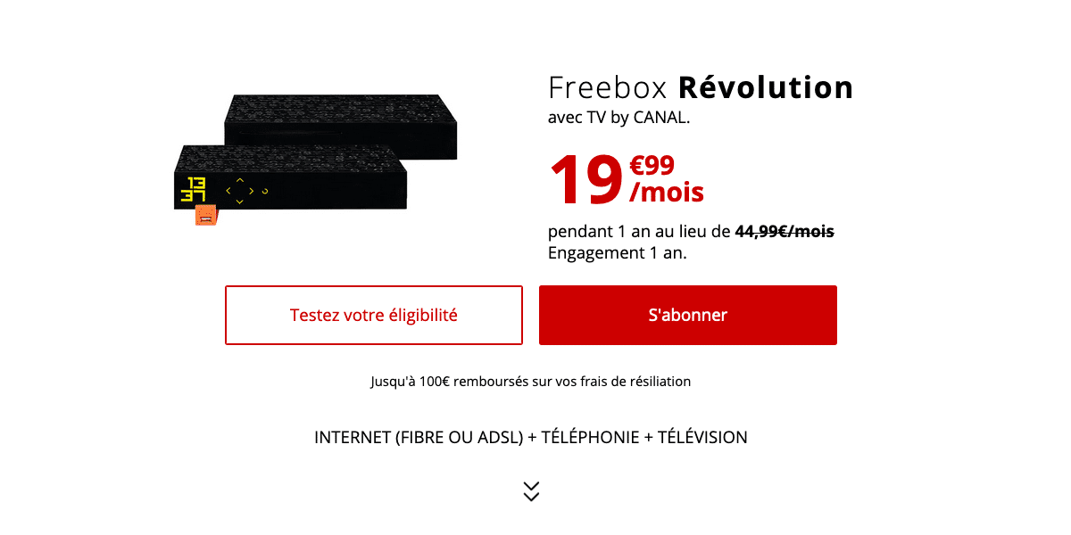 La Freebox Révolution chez Free