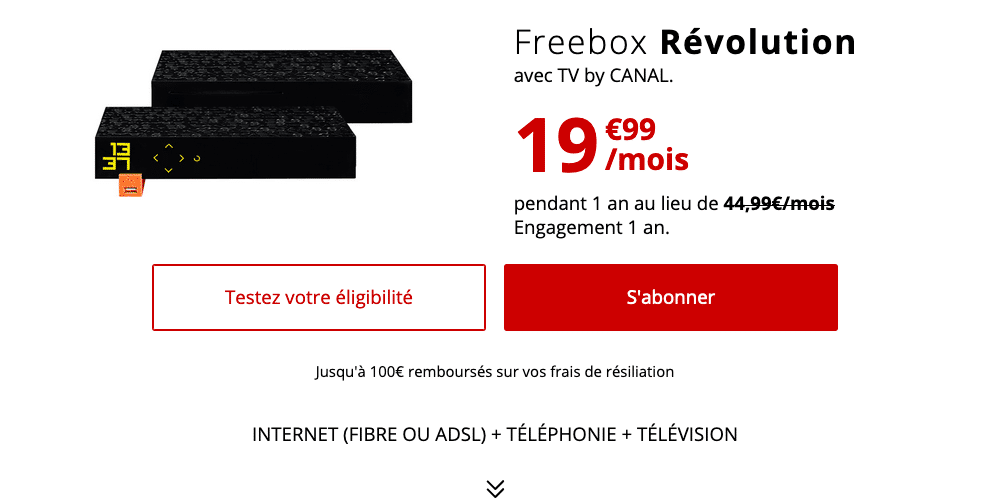 La Freebox Révolution, la triple play de Free