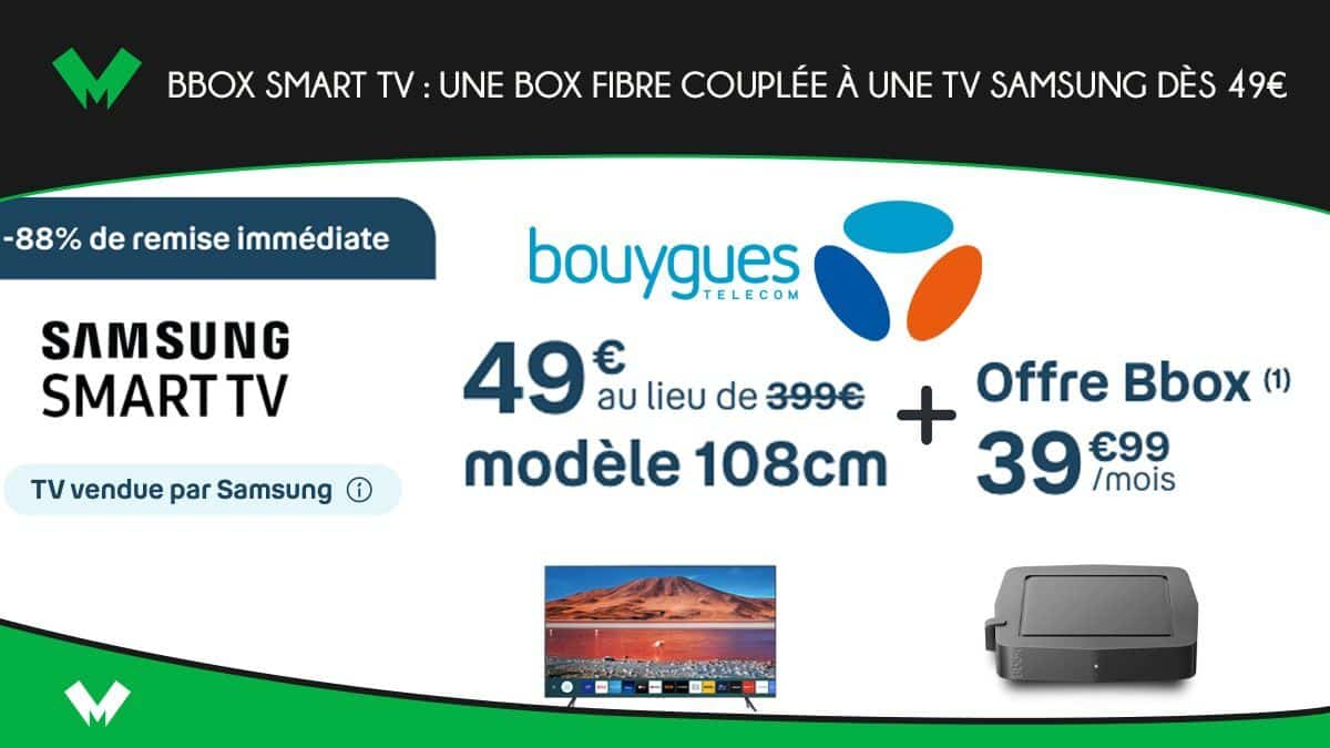 Bouygues avec Bbox Smart TV promotion