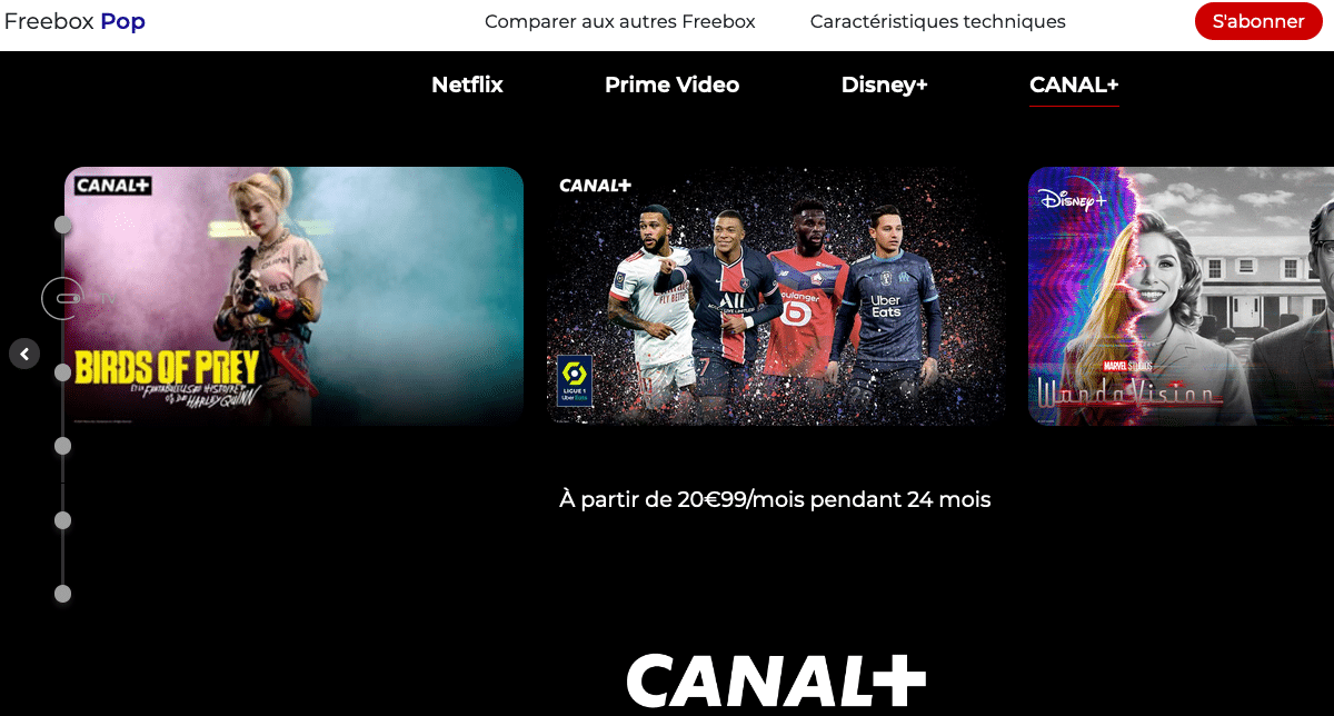 Canal+ Freebox pop