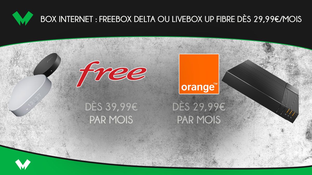Freebox Delta VS Livebox Up Fibre