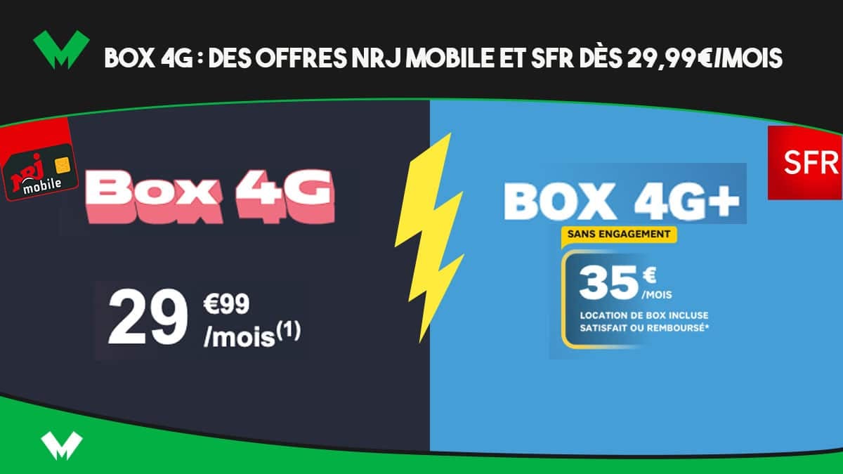 box 4G NRJ Mobile SFR