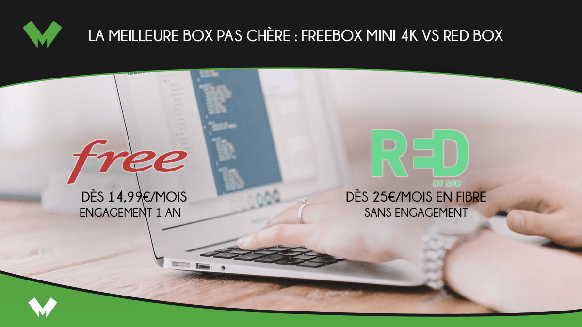 Box internet pas chère : Free vs RED