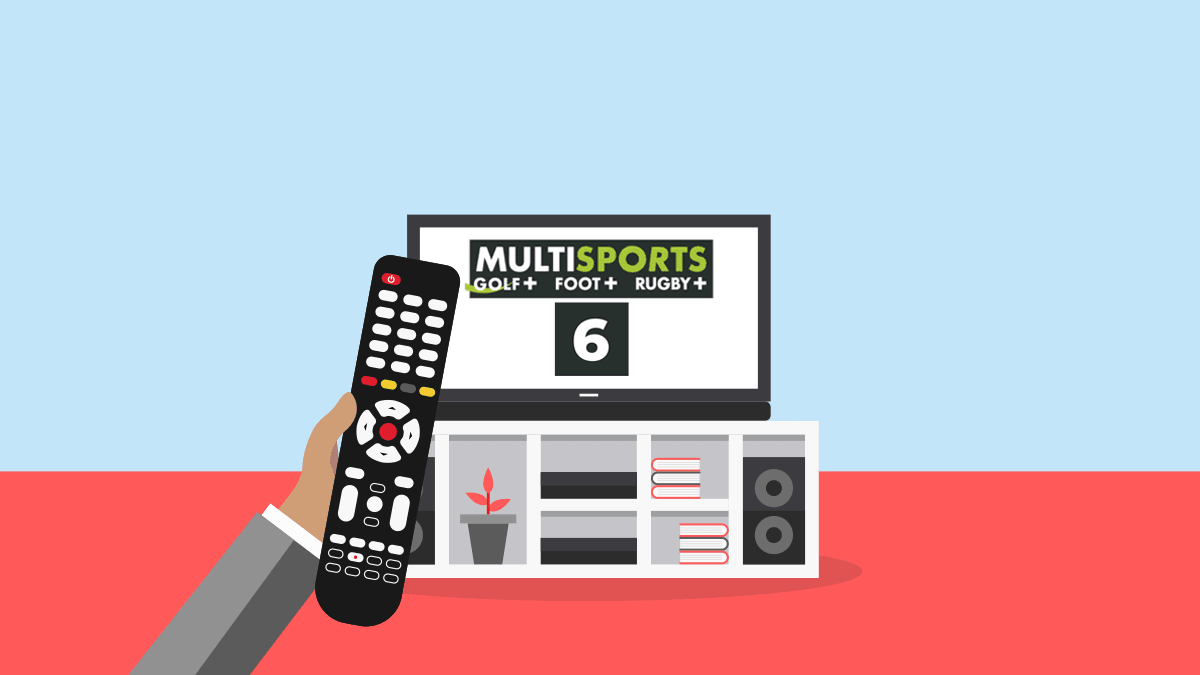 Numéro chaîne Multisports 6.