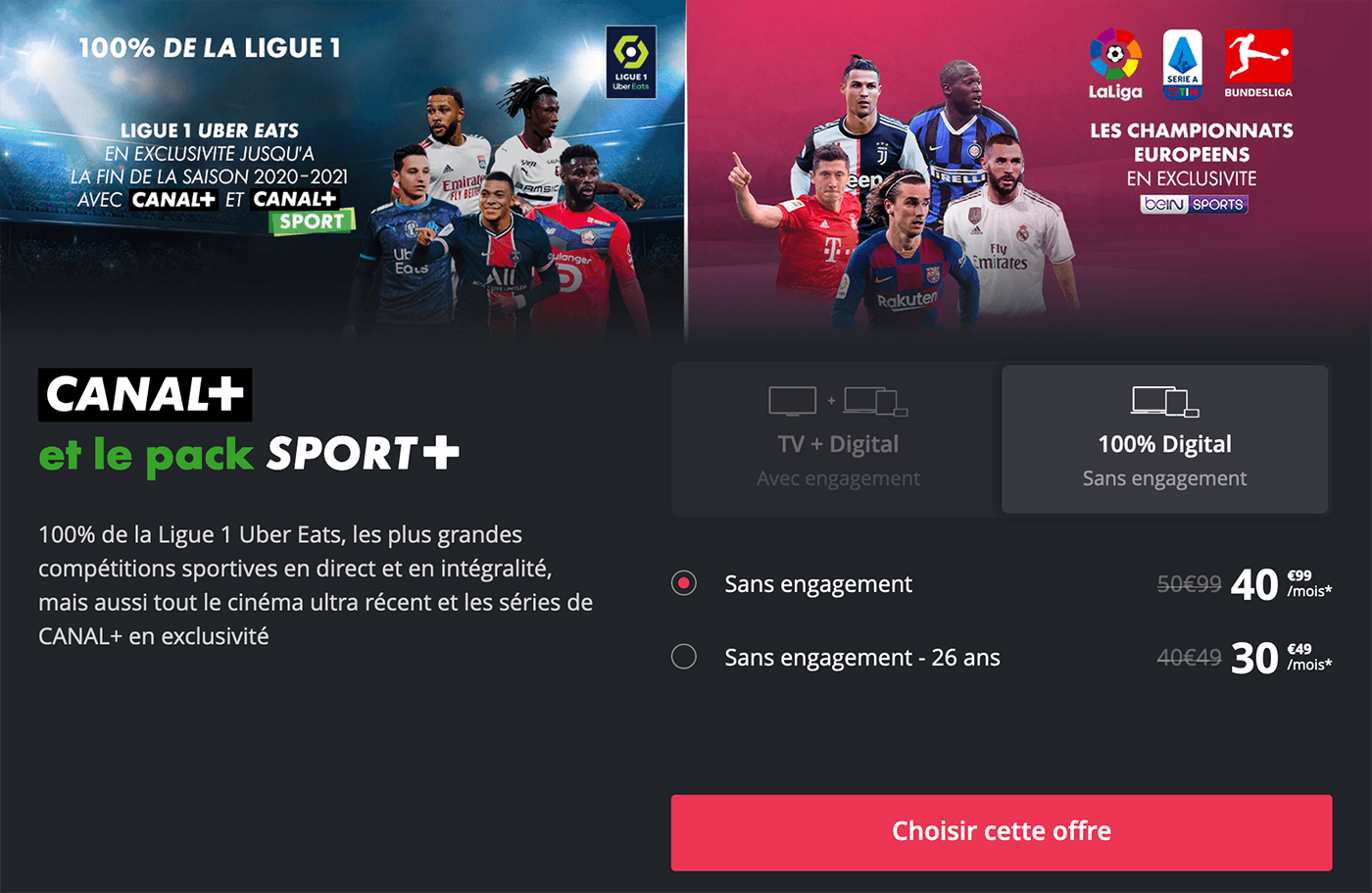 Pack Canal+ Sport