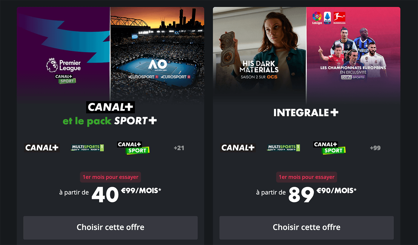 Packs Multisports Canal+