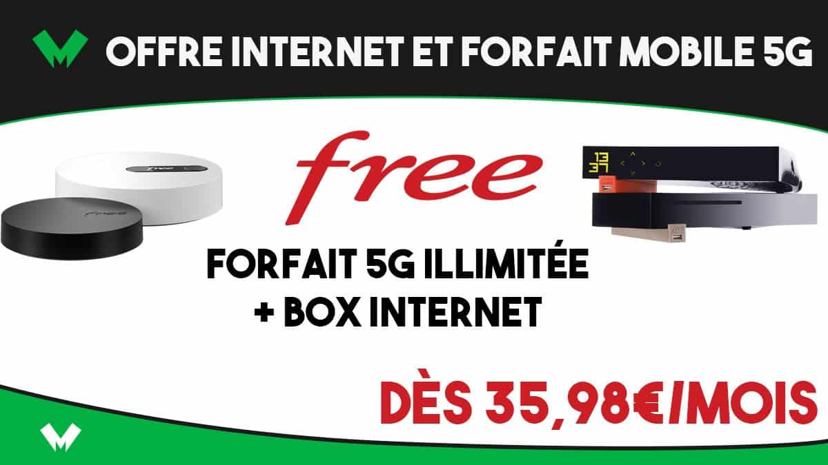 Box internet et forfait illimité de Free