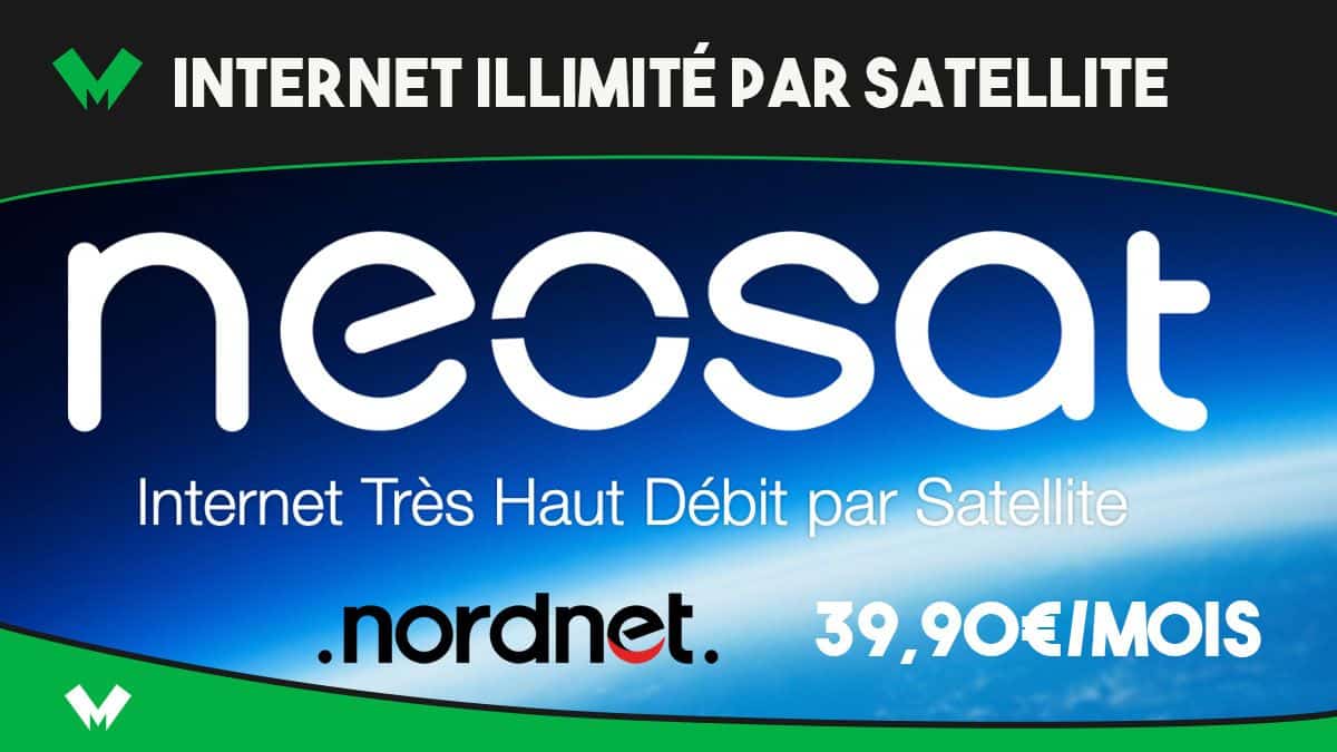 Promo internet illimité par satellite Nordnet