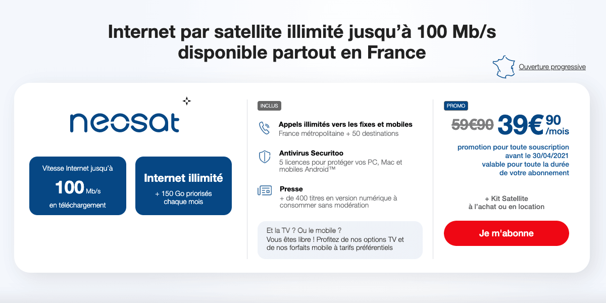 Nordnet abonnement box internet par satellite