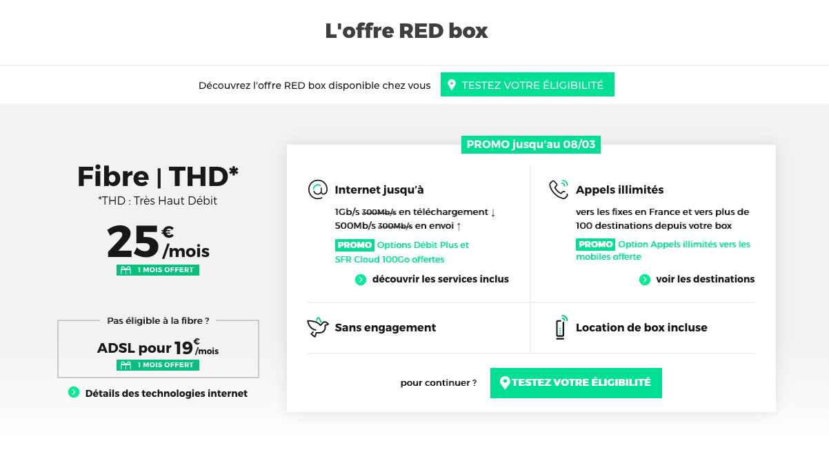 box internet RED by SFR