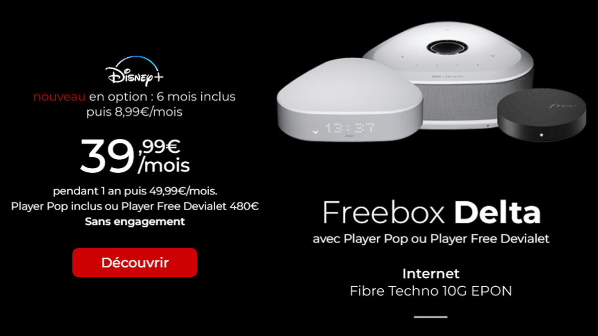 Freebox Delta avec 8 Gb/s de téléchargement