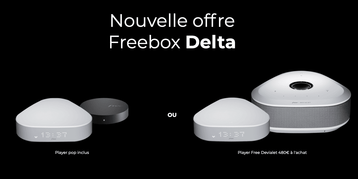 Freebox Delta : box + TV.