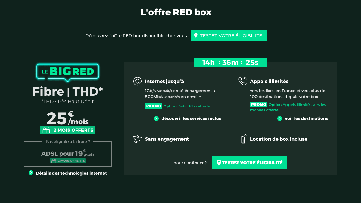 L'offre box internet RED Box by SFR