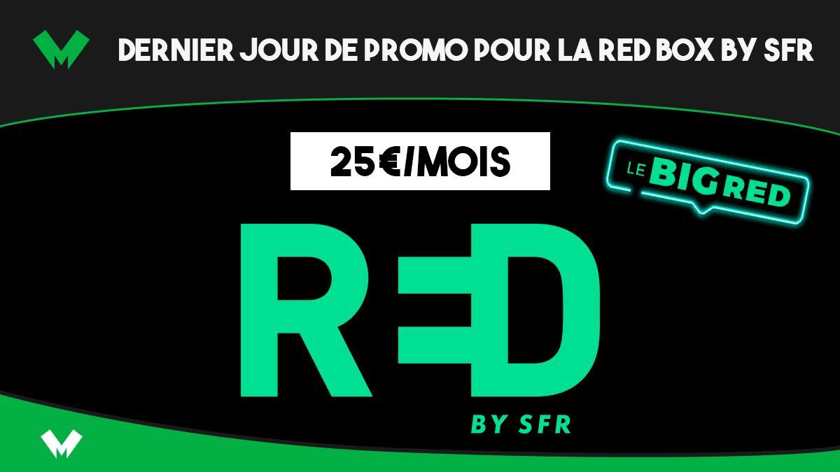 Promo de l'offre RED by SFR